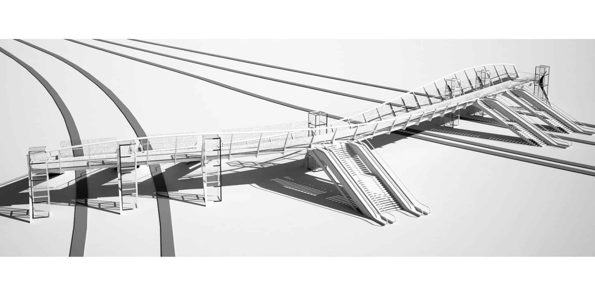 Passerelle de Bécon-les-Bruyères - DVVD
