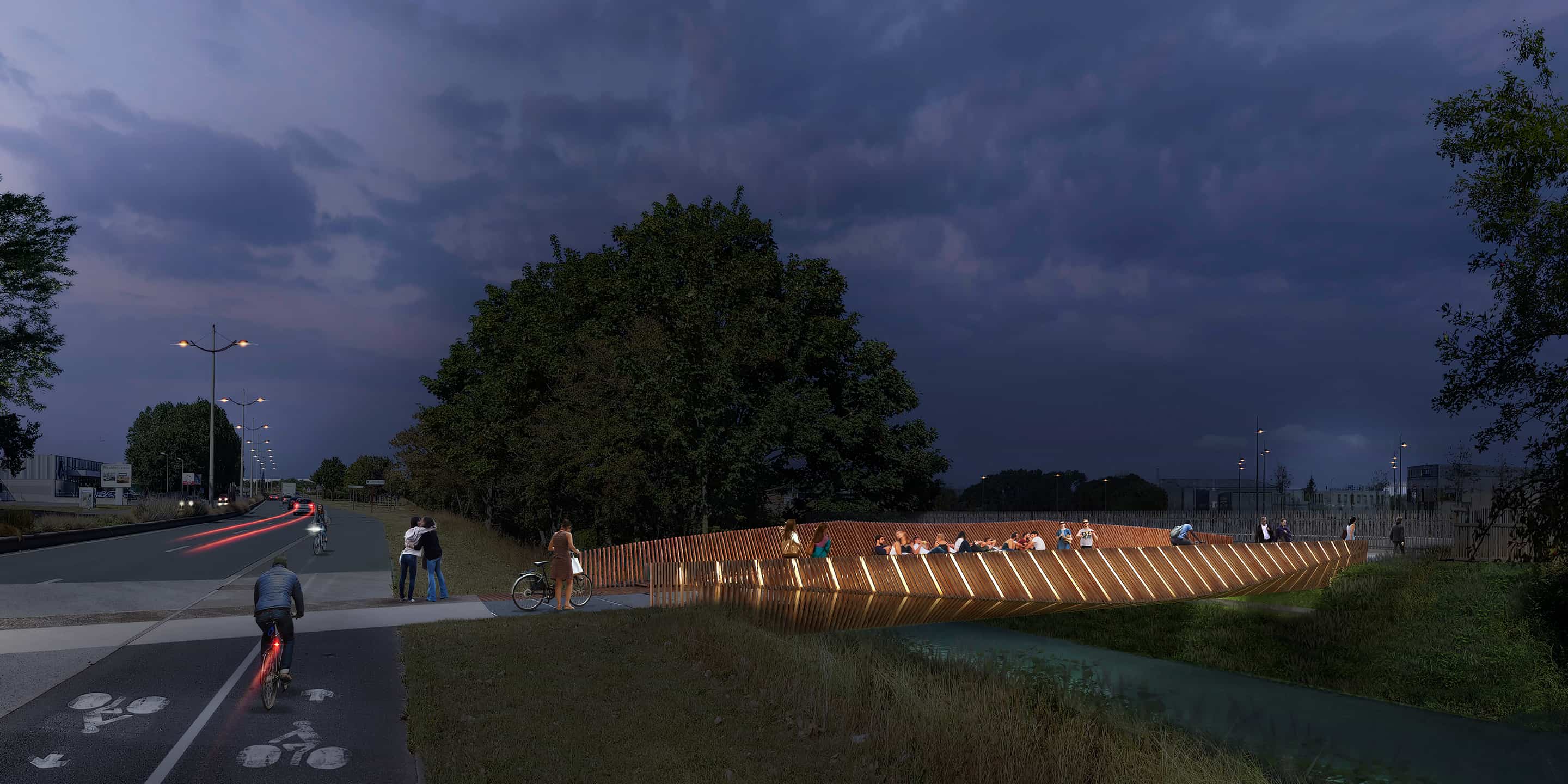 Passerelles ZAC de Coubertin - DVVD